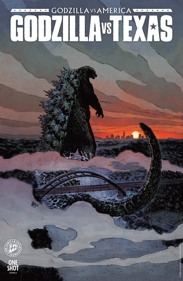 Godzilla Vs. America: Sam Lotfi Variant #6 - Cover B